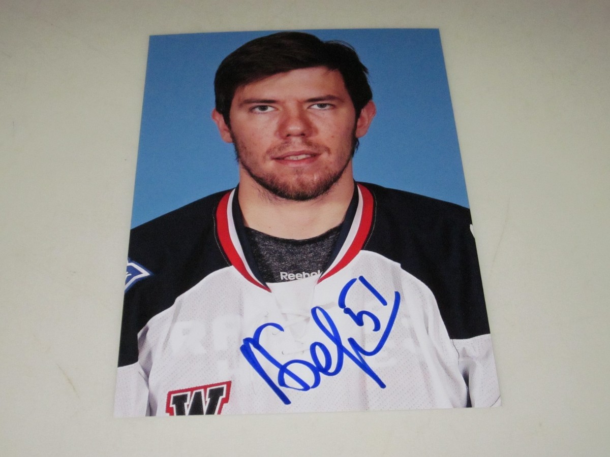 ALEXEI BEREGLAZOV AUTOGRAPHED HARTFORD WOLF PACK AHL 4X6 PHOTO # 1