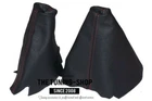Automatic Hi-Low & Handbrake Boot For Land Rover Discovery 95-04 Red Stitching