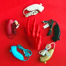 Official Wii Nunchuck Remote Nintendo Motion Plus Inside 👾 Wii U OEM Controller