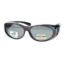 Polarized Sunglasses Fit Over Glasses for Small Glasses Oval Frame