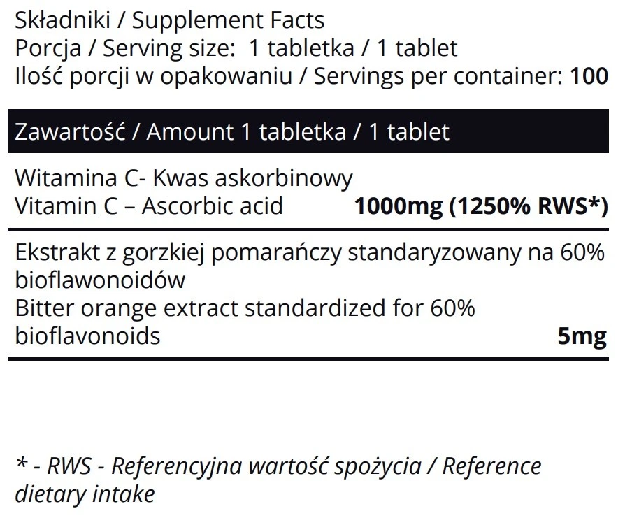 Vitamin C 1000mg Tablets – Ascorbic Acid with Bioflavonoids – Sowelo - Image 2 of 4