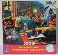 Ceaco 550 Piece Jigsaw Puzzle Paws Gone Wild Playful Cats KITTEN PLAY