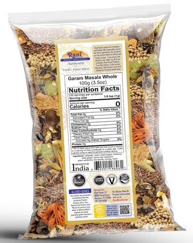 Rani Garam Masala Indian 11 Whole Spices Blend 3.5oz (100g) - Picture 8 of 9