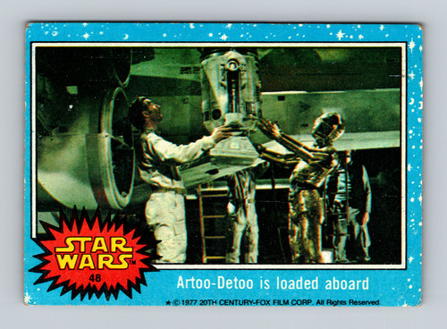 1977 Topps UK Star Wars #48A — Raw