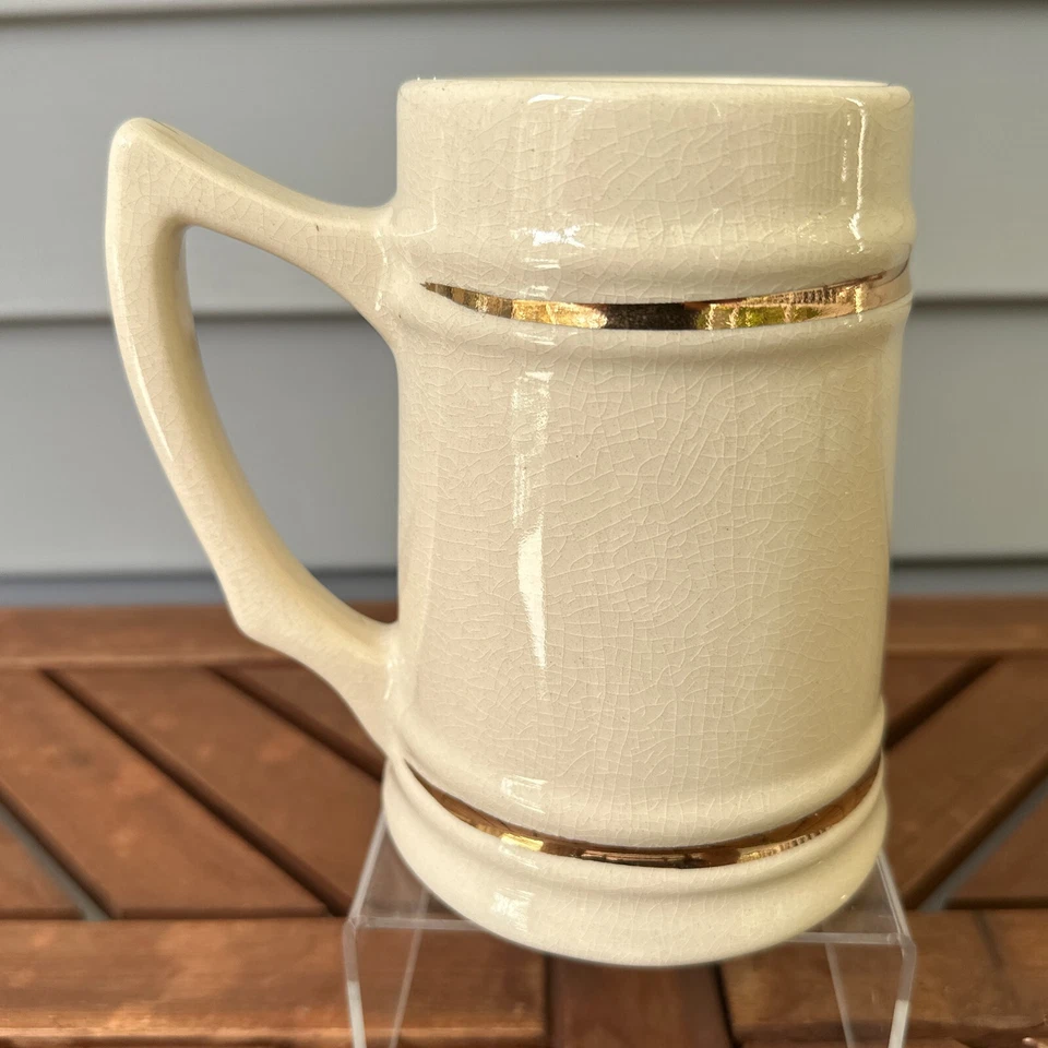 1980 Winter Olympic Games Coffee Mug Stein Lake Placid Miracle On Ice Gold Foil - Image 3 of 4