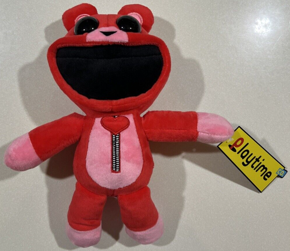 NEW 2025 Poppy Playtime Smiling Critters BOBBY BEARHUG Red Plush