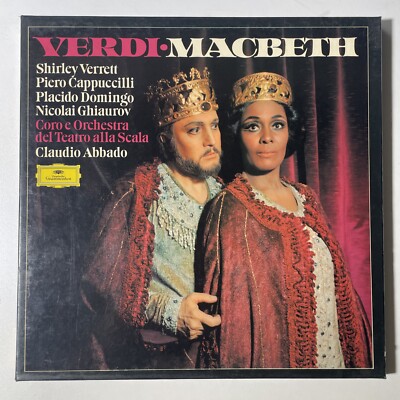 Verdi - Macbeth - 3x Vinyl Record LP Box Set - Claudio Abbado, Placido Domingo