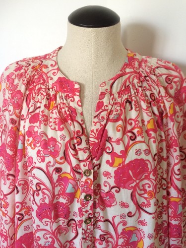 Lilly Pulitzer Mallory Shirt Dress Lawn Pink Floral Women’s Size 8 Msrp $168 - Picture 3 of 12