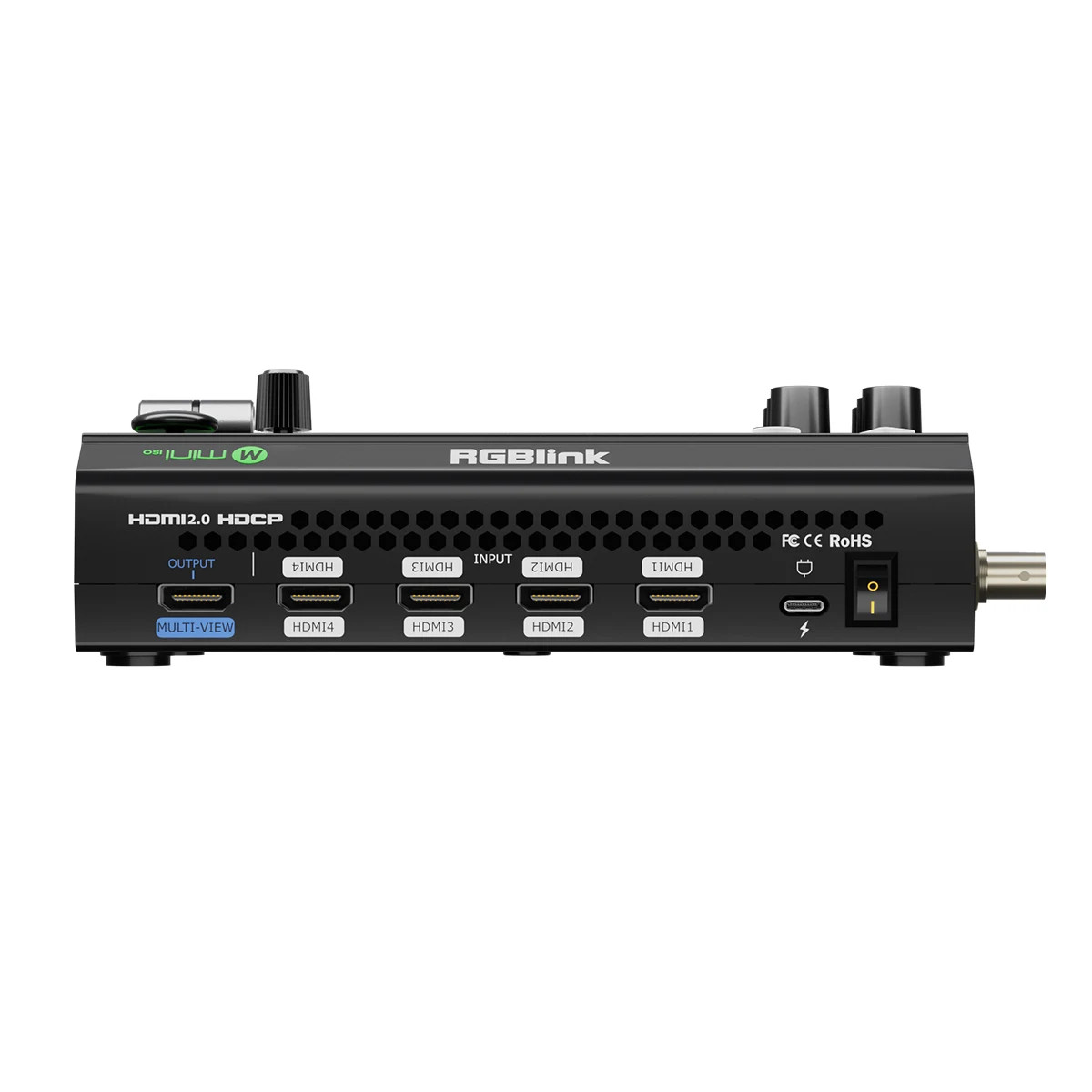 RGBlink Mini-ISO 10-Ch SDI 4K HDMI Broadcast Video Switcher for Live Streaming