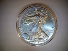 2016 BU American Silver Eagle 1 ounce 0.999 silver coin in Air-Tite capsule
