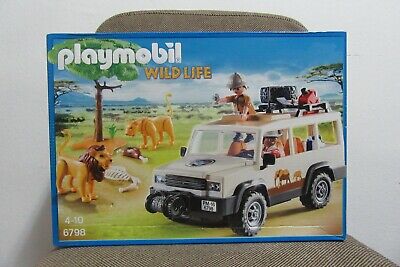 Playmobil - Animales Jungla - Jeep Leones Vehiculo - 6798 - OVP | eBay