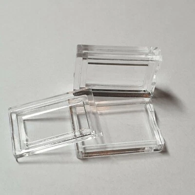 NELIER Kapseln für 1g Barren Gold, Silber 1 Gramm rechteckige Münzkapsel Dose Kapsel