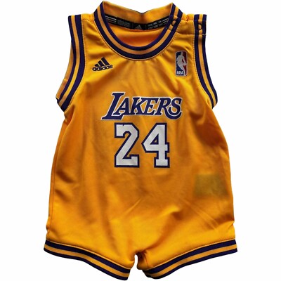 Los Angeles Lakers Kobe Bryant Adidas NBA romper size Baby 12
