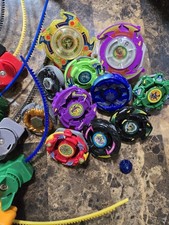 Beyblade Lot Of 11 Mixed Generation Metal Masters And Plastic Gen