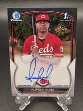 2023 Bowman Chrome - Prospect Autographs Alfredo Duno #CPA-ADU Reds 