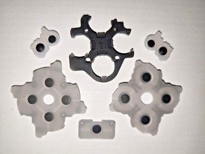 Playstation 5 PS5 Controller Gummipads Pad Gummi Rubber Set Matte Tasten BDM-030