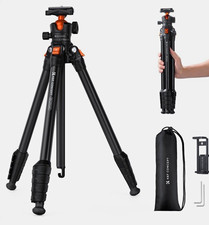 K F Concept Compact Tripod 40mm Ball Head Panoramic 64in 10kg Load