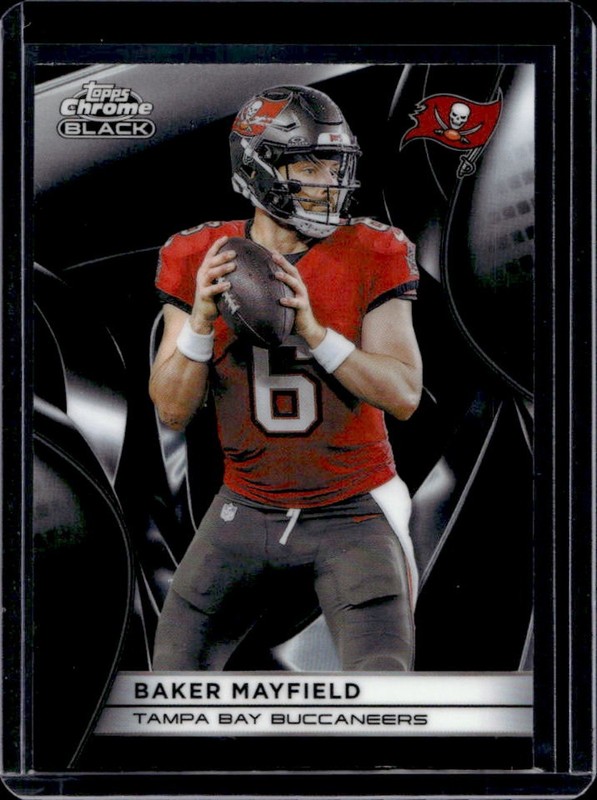 2025 Topps Chrome Black Baker Mayfield #95 Buccaneers