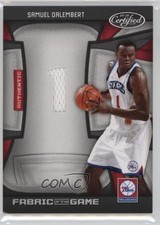 2009-10 Certified Jersey Number Die-Cut /99 Samuel Dalembert #FOG-SD 1r8u