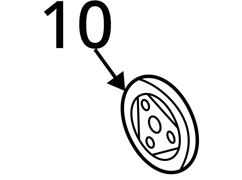 2002 - 2005 年 OLDSMOBILE PONTIAC ALERO GRAND AM CLUTCH 套件 A C 15241483 - 全新原始设备制造商 — 第 3/3 张图片