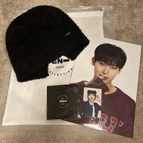 ENHYPEN ソヌ ビーニー ENHYPEN Sunoo Beanie Black with Poster | eBay