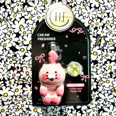 Kakao Friends Car Air Freshener Pink Choonsik Sweet Berry Scent Made in Korea