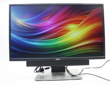 Dell P2717H 27" IPS LED 1920x1080 Monitor VGA DVI DisplayPort Sound Bar Included