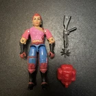 Gi Joe 3.75 Action Figure Zarana 1986 Complete Early Earrings Version L5
