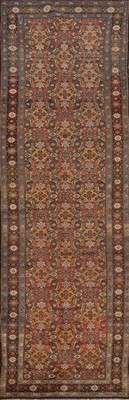 Antique Traditional Hand-knotted 15 ft Long Runner Rug Wool Carpet 4x15