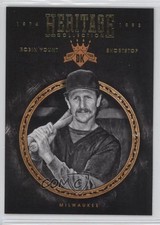 2016 Panini Diamond Kings Heritage Collection Robin Yount #HC1 HOF 1v7