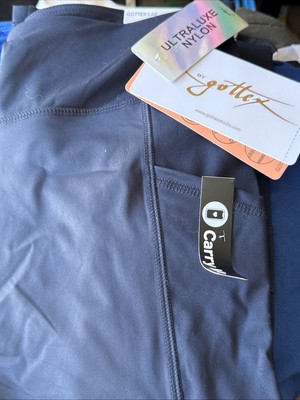 Gotten Blue legging capris , phone pocket NEW