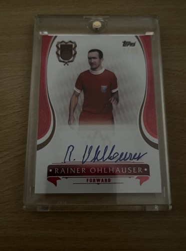 Rainer Ohlhauser Bayern Munich On Card Auto Germany Football Card