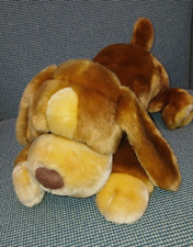 Vtg Animal Alley Darby 13" Brown Tan Floppy Puppy Hound Dog Plush Stuffed Toy