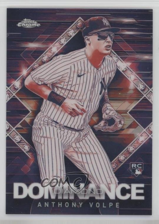 2023 Topps Chrome Update Diamond Dominance Anthony Volpe #DD-6 5d5
