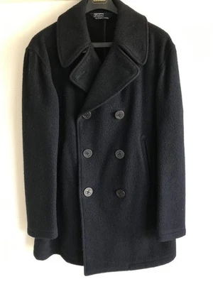 Ralph Lauren POLO Manteau Pea Coat Homme En Laine Authentique - Photo 1/4