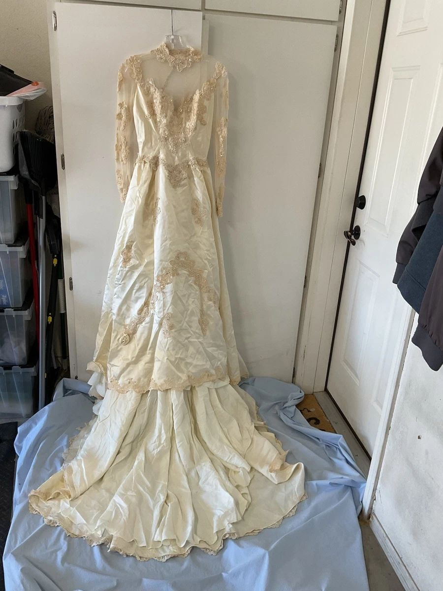 long dresses for weddings Sweetheart Sleeves Split Lace Chiffon A-Line Wedding Dress – TANYA BRIDAL The Surprising Origin Of Size:4x/5x BTime and there is no