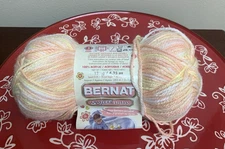 Partial Skein 2.5 oz Bernat Softee Baby Yarn Sweet N Sunny 31513