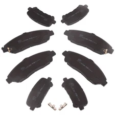 Front + Rear Ceramic Brake Pads For 2009-2019 Honda Pilot,Ridgeline Acura MDX N