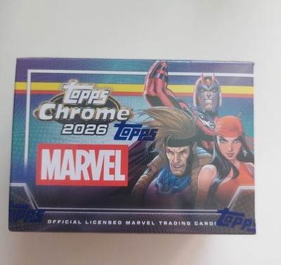 Topps Chrome Marvel Comics 2026 Value Box