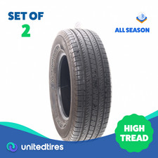 Set Of 2 Used 26570r17 Yokohama Geolandar Ht G056 115h - 932 Set Of 2 Used 26570r17 Yokohama Geolandar Ht G056 115h - 932