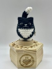 Handmade Crochet Cat Keychain