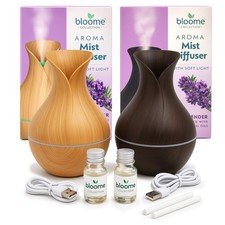 2pk Assorted Vase Aroma Mist Lavender Essential Oil Diffuser Home Office Bedroom