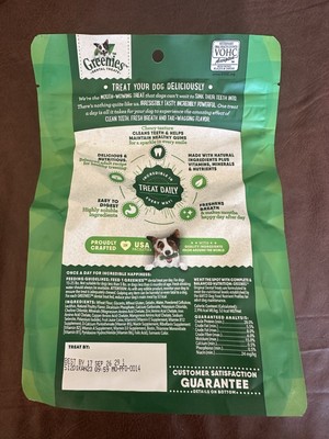 Greenies 04124 Adult Gluten-Free Treats For Dog 12 Oz. Exp 5 Nov 23