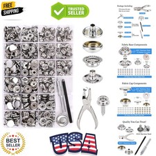 314PCS Canvas Snap Kit, Marine Grade Stainless Steel Screw Snaps, Boat Cover ...