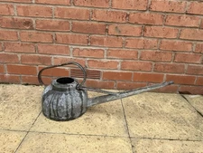 Vintage Long Reach Watering Can 10 Pint Galvanised Dutch Nursery