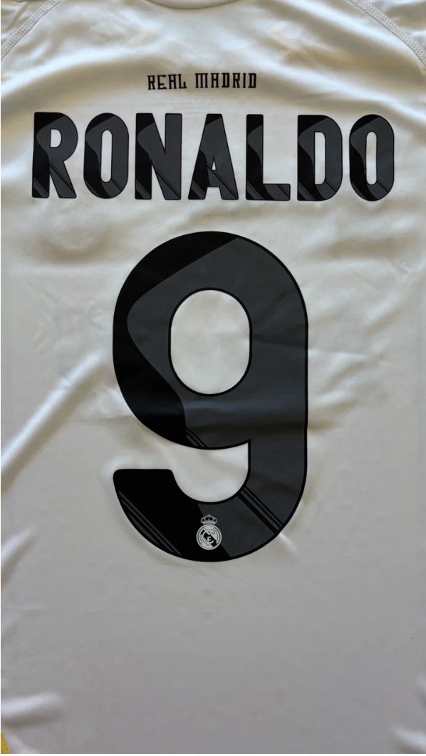 Real Madrid Ronaldo 9 Home 2009/10 Generic Soccer Name Set | eBay