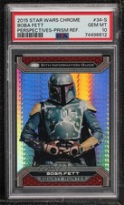 2015 Star Wars Chrome Perspectives: Jedi vs Sith Prism Refractor Boba Fett 0b3o