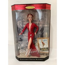 Barbie as Marilyn Monroe Mattel Doll 1997 Gentlemen Prefer Blondes 17452 NRFB