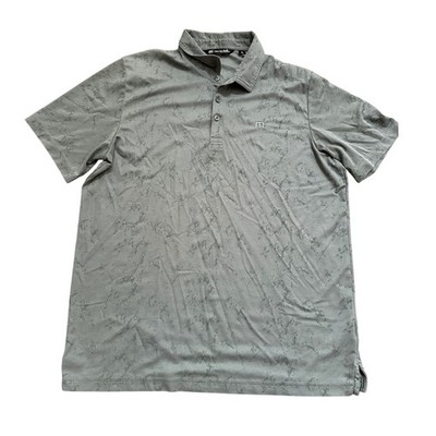 Travis Mathew Men's Warmer Tides ScoopGreen Golf Polo Shirt Size XL