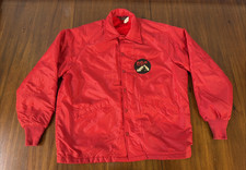 RCA Records Nipper Dog Patch Red Pla Jac Dunbrooke Jacket XL Vintage Made in USA